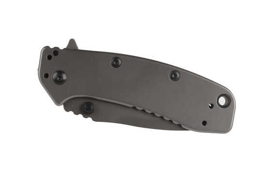 The kershaw knives speedsafe assisted opening knife is designed by rick hinderer